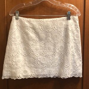 Lily Pulitzer white skirt!